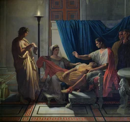Vergil liest die Aeneis vor Livia, Octavia und Augustus, ca. 1812
